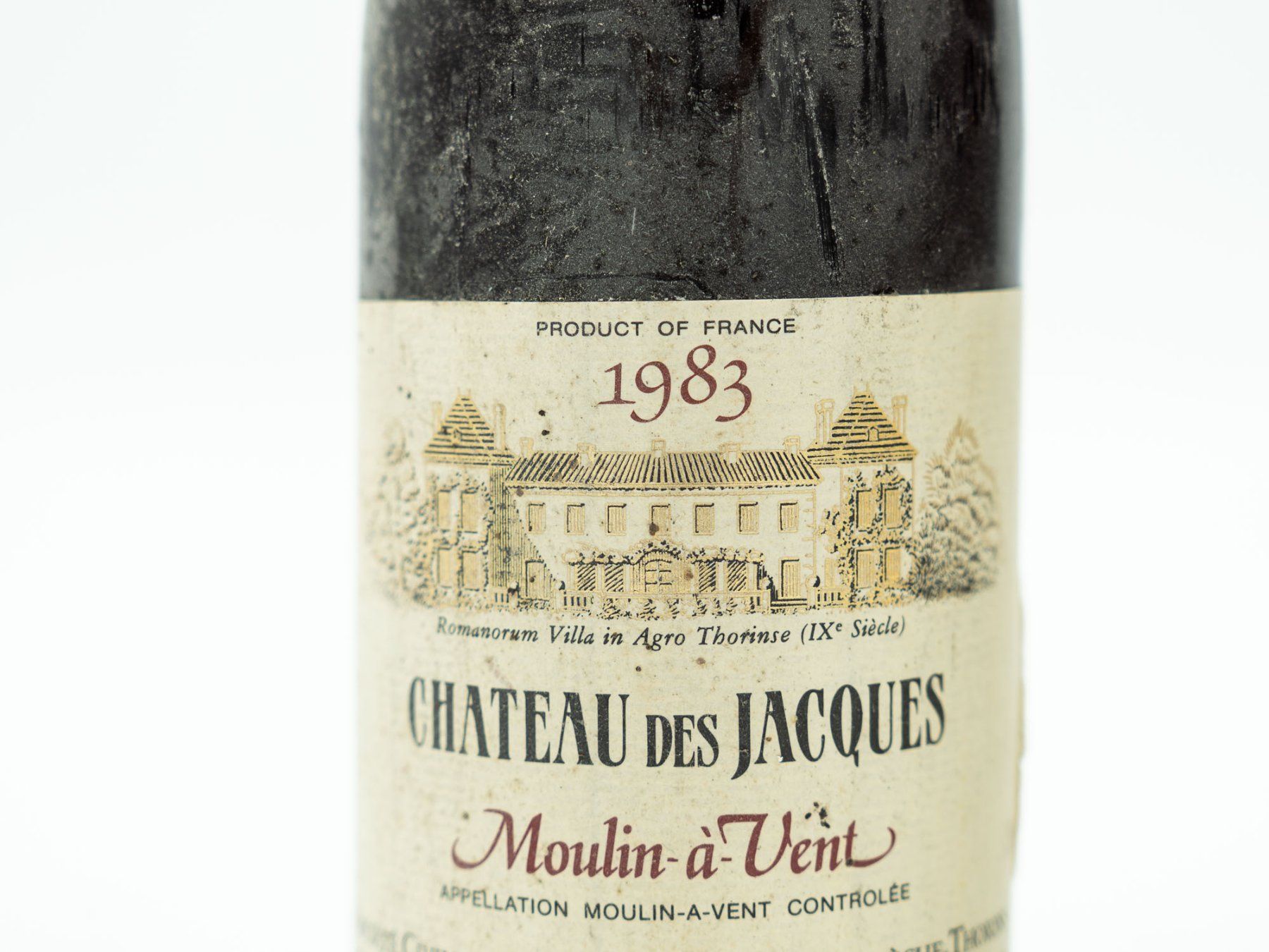 Vino: 2 Weinflaschen Château des Jacques 1983 - Ref. 05/33 – Usato da Au ZH venduto da BrockiAu 1