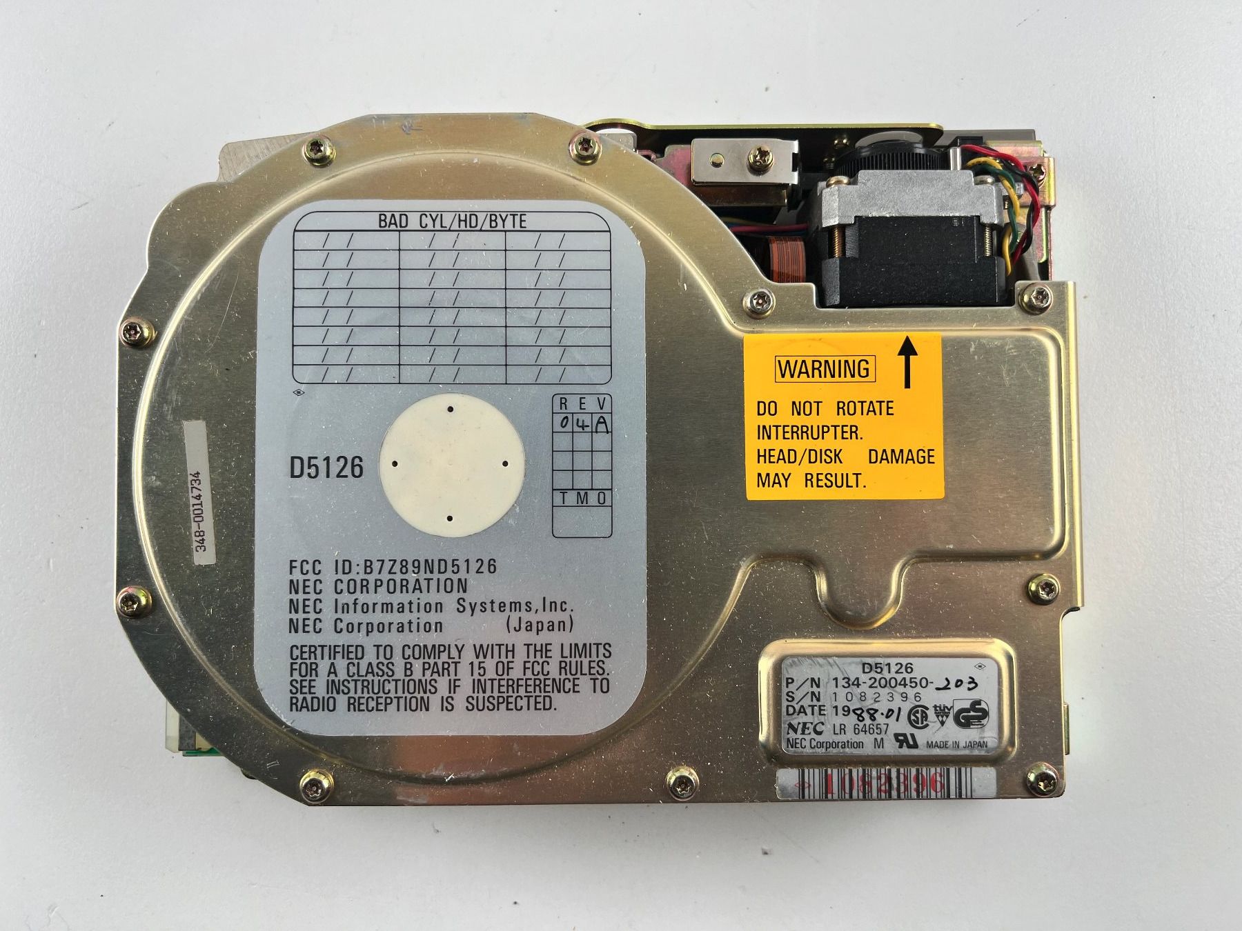 Dischi rigidi: Vintage Computer - HardDisk NEC, im Originalzustand – Difettoso da Langenthal venduto da Schmittchen