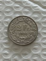 2 Franken 1904  gute Erhaltung
