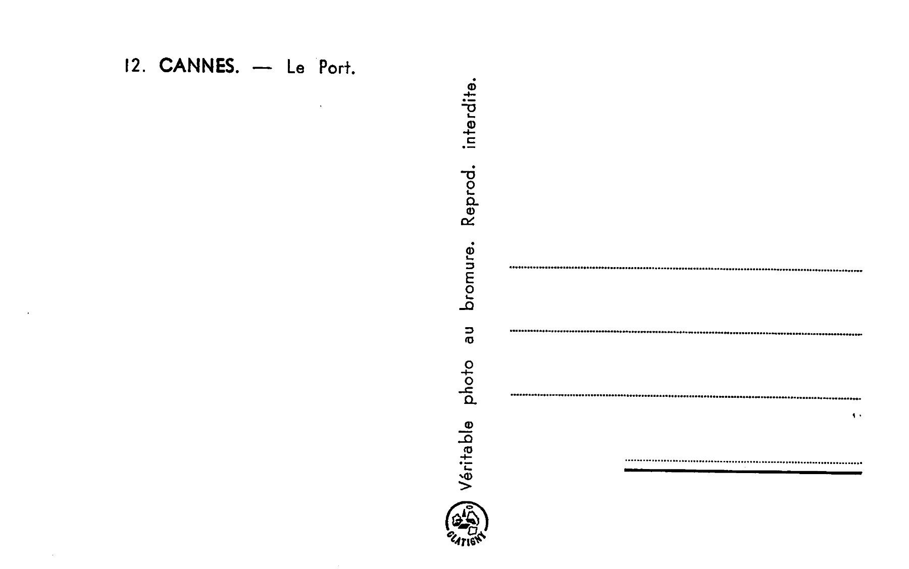 Ansichtskarten: 3x Cannes, La Cote d'Azur – Gebraucht aus Ottikon b.Kemptth. von Neptun1974 5