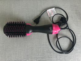 60% Rabatt - Brosse soufflante rotative rose et noir
