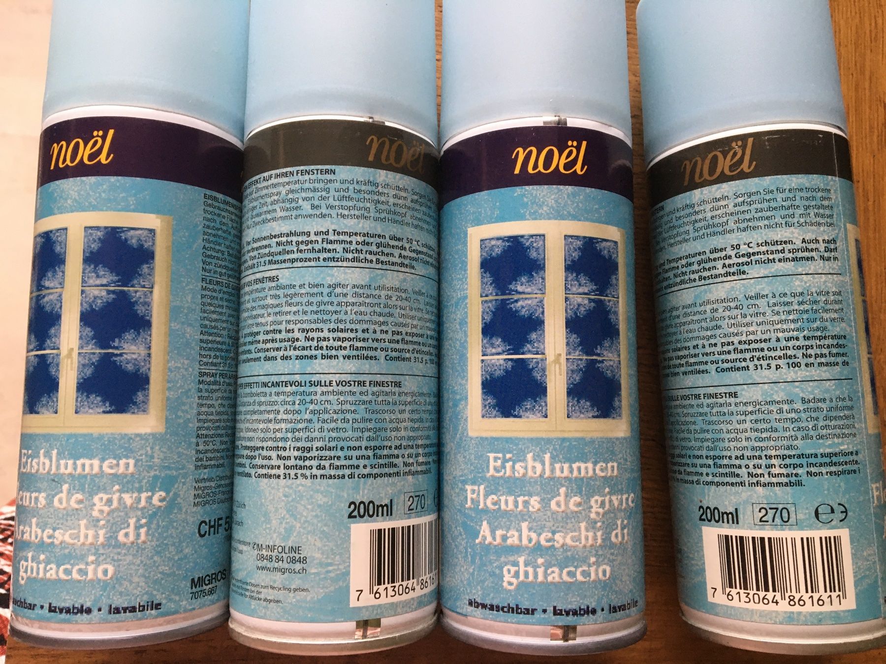 Migros Toutes les décorations: Eisblumen Spray x4 – D'occasion à Arth par Vrecam51