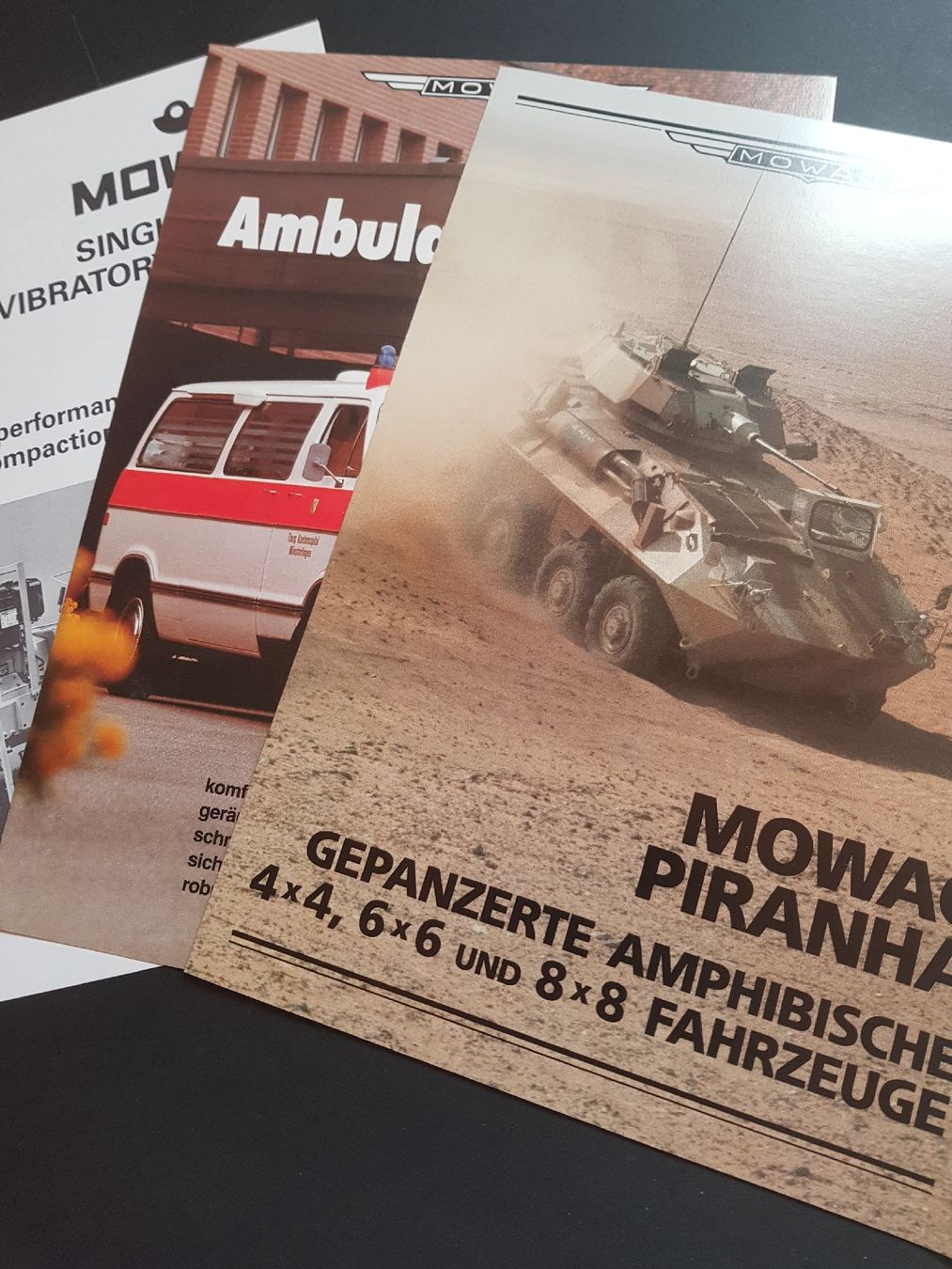 Mowag Dokumente: MOWAG Datenblätter, Prospekte – Neu (gemäss Beschreibung) aus Altnau von samira41