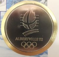 Numisbrief Olympische Spiele Albertville 1992