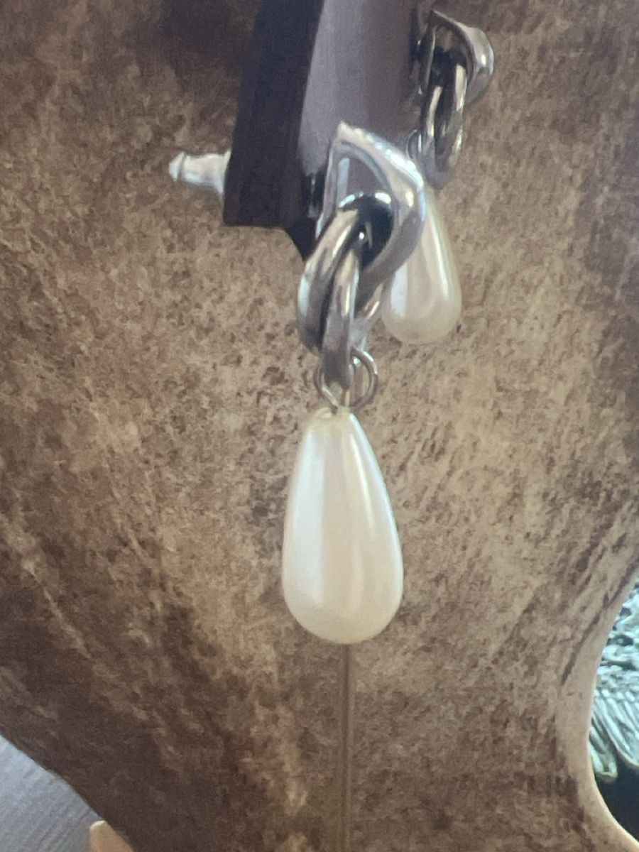 Orecchini pendenti & Orecchini a lobo: Elegante Ohrringe mit Perlenanhänger – Usato da Seon venduto da Sunny-Schmuck78 2