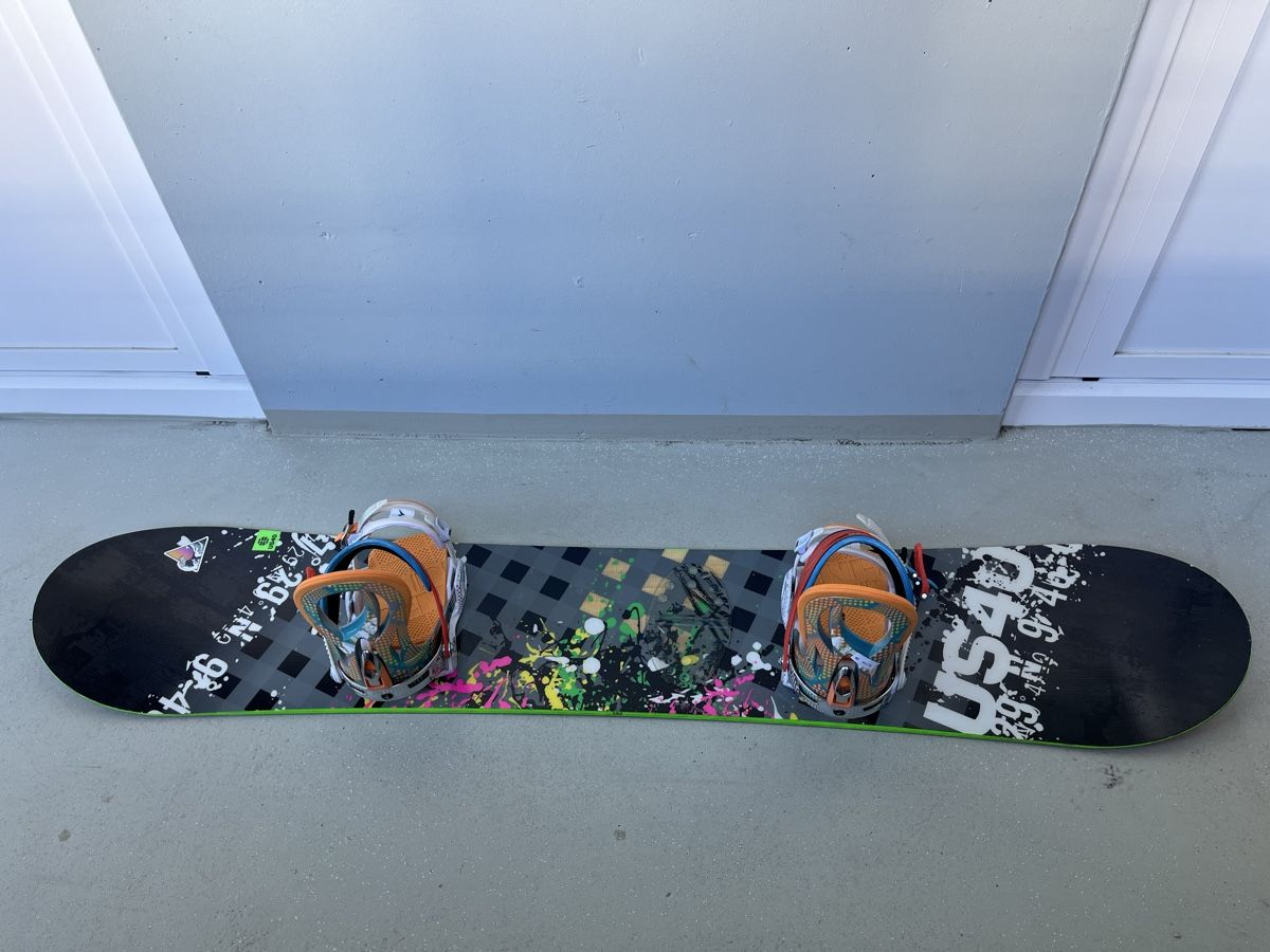 Board: US40 Snowboard 152cm inkl. Bindung – Usato da Horgen venduto da pupcia01 4