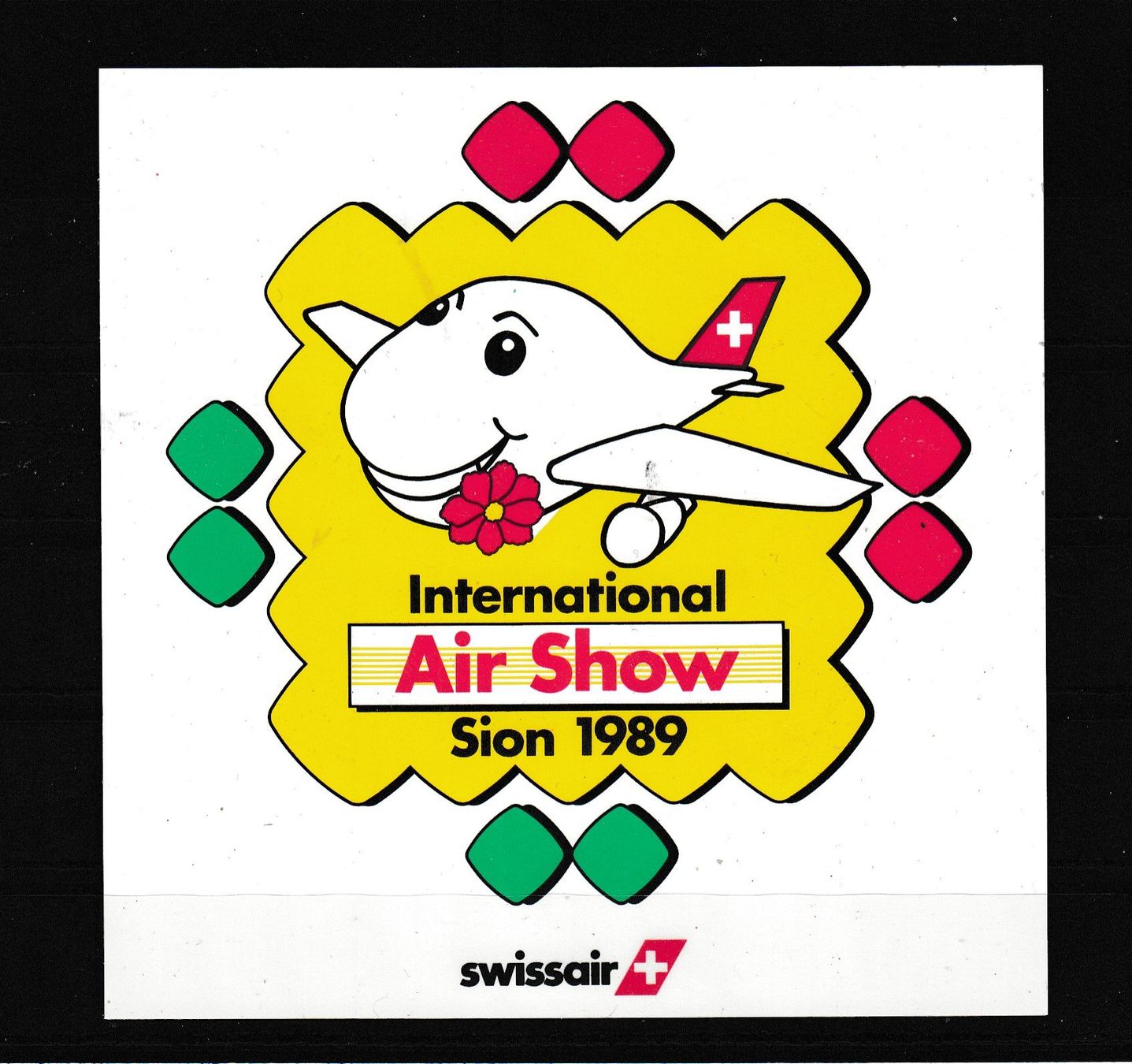 Vignette autostradali: Werbevignette Swissair – Nuovo (secondo la descrizione) da Büren an der Aare venduto da p.schwab