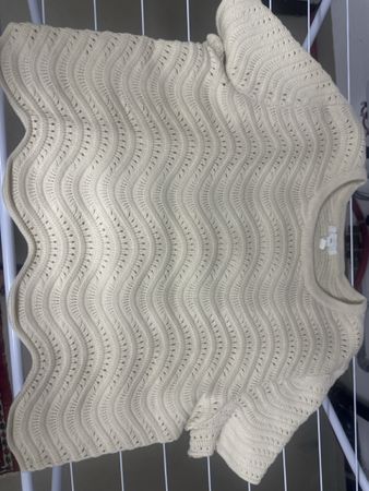 H&M Mama Strickpullover und Jupe beige Grösse S neu