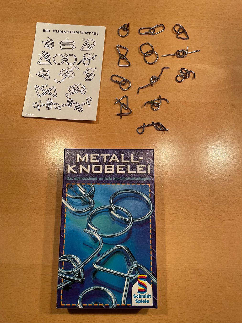 Giochi: Geschicklichkeitsspiel Metall-Knobelei – Usato da Speicher venduto da boaserra 1