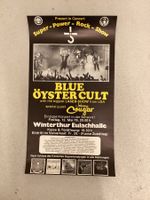 Konzertplakat Blue Öyster Cult 1978 Winterthur (hat Falze)