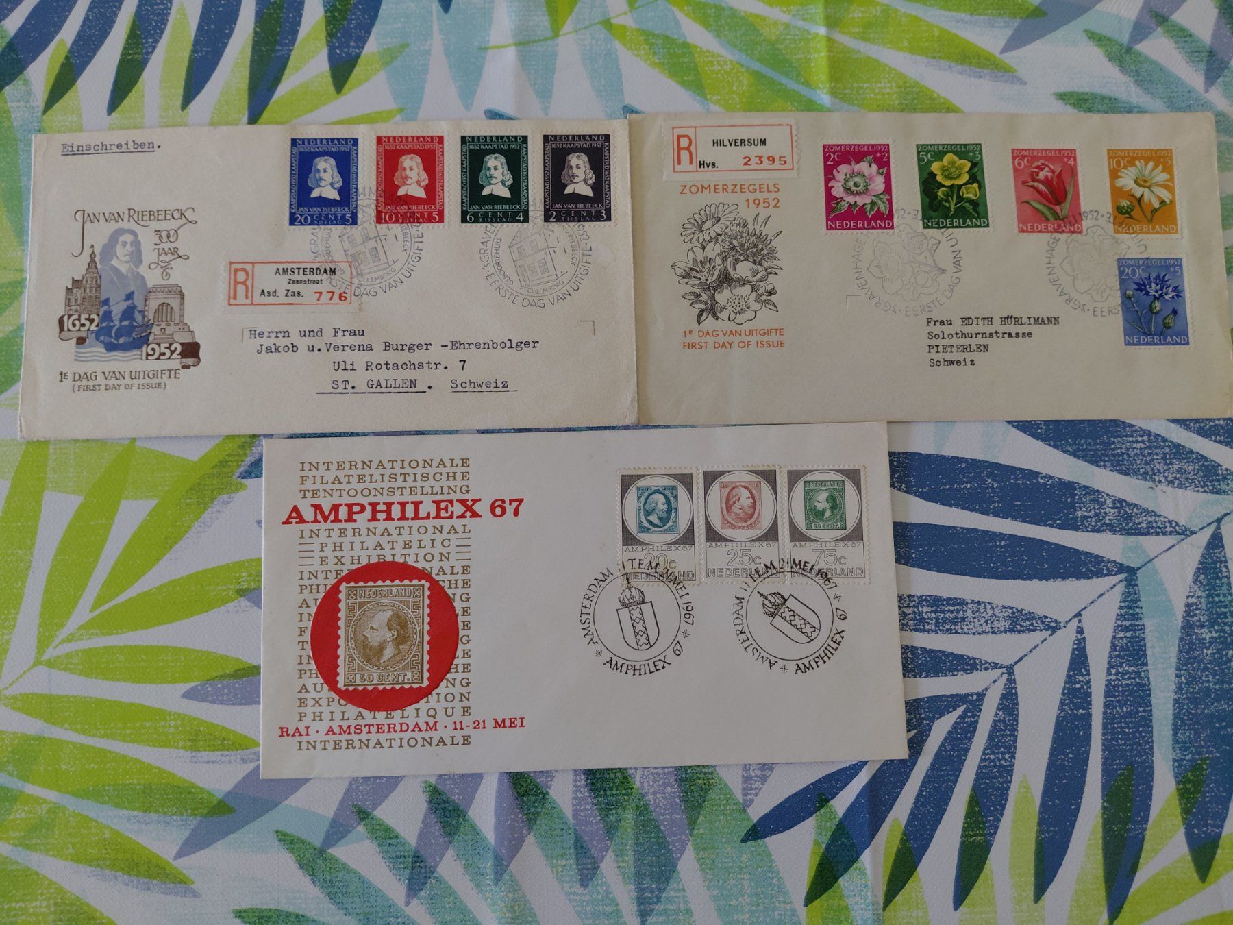 Tutti i francobolli: Tolle FDC Holland 1952 – Usato da Horw venduto da Onurb008