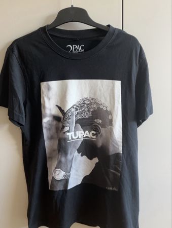 T-shirt 2PAC Tupac noir – Taille M – Licence officielle