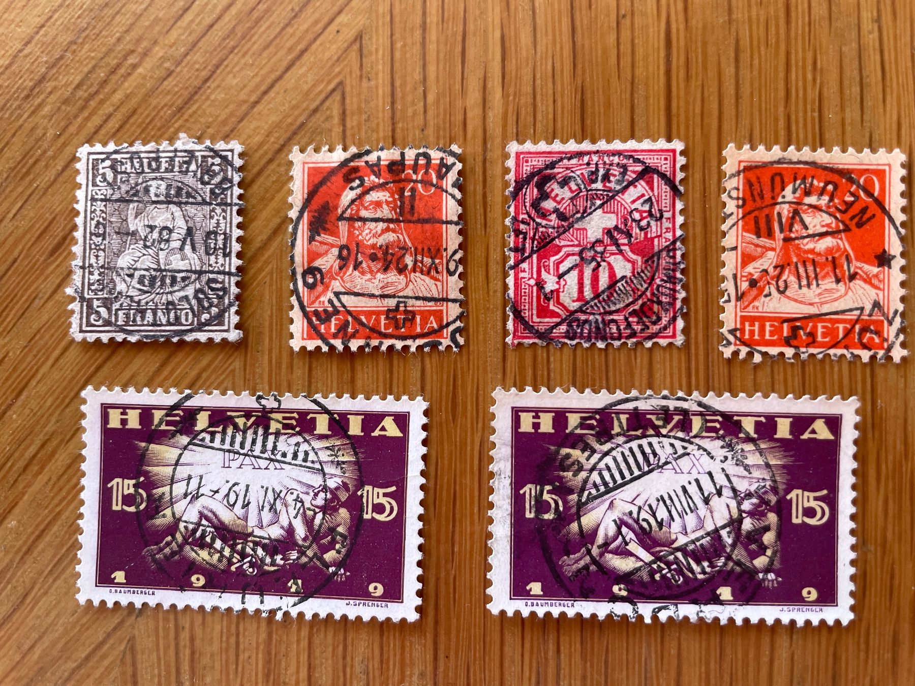 Alle Briefmarken: Oblitérations inversées – Gebraucht aus Sonceboz-Sombeval von Comment2