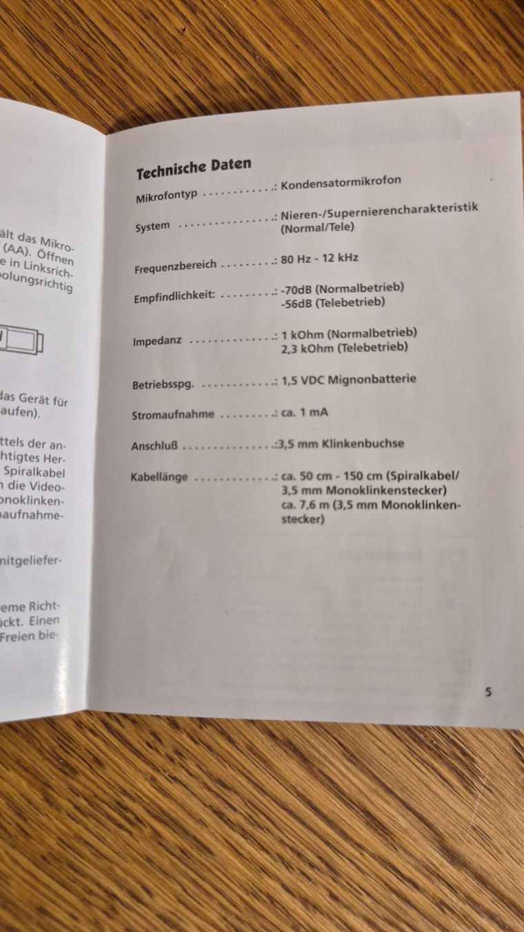 Microphones: Mikrofon – D'occasion à Pratteln par petercairoli 1