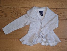 Veste Ralph Lauren à volant grise fille 2 ans