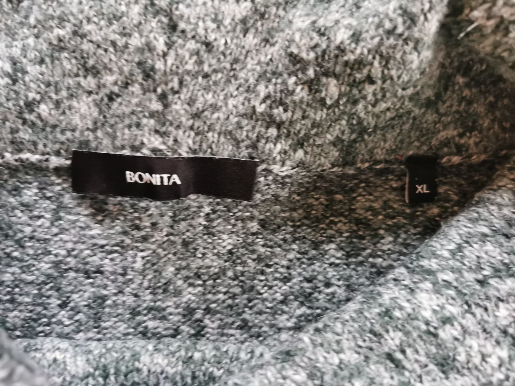 Bonita Maglioni & Felpe: Bonita; grüner Feinstrick-Pullover/Rollkragenpullover Gr. XL – Usato da Boniswil venduto da Totomat-Lady 2