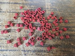 lego 3024 lot de 100 pièces Dark Red Plate 1 x 1