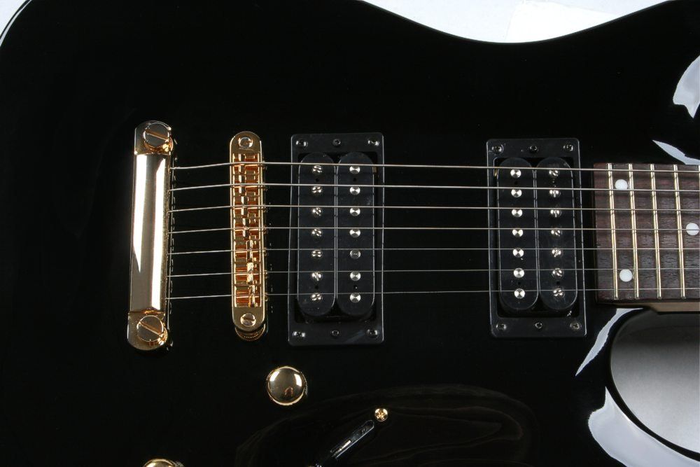 Musikinstrumente: 7 Saiter Heavy St-rat E-Gitarre, Humbucker, solid Black – Neu und originalverpackt aus Lostallo von Guddah78 1