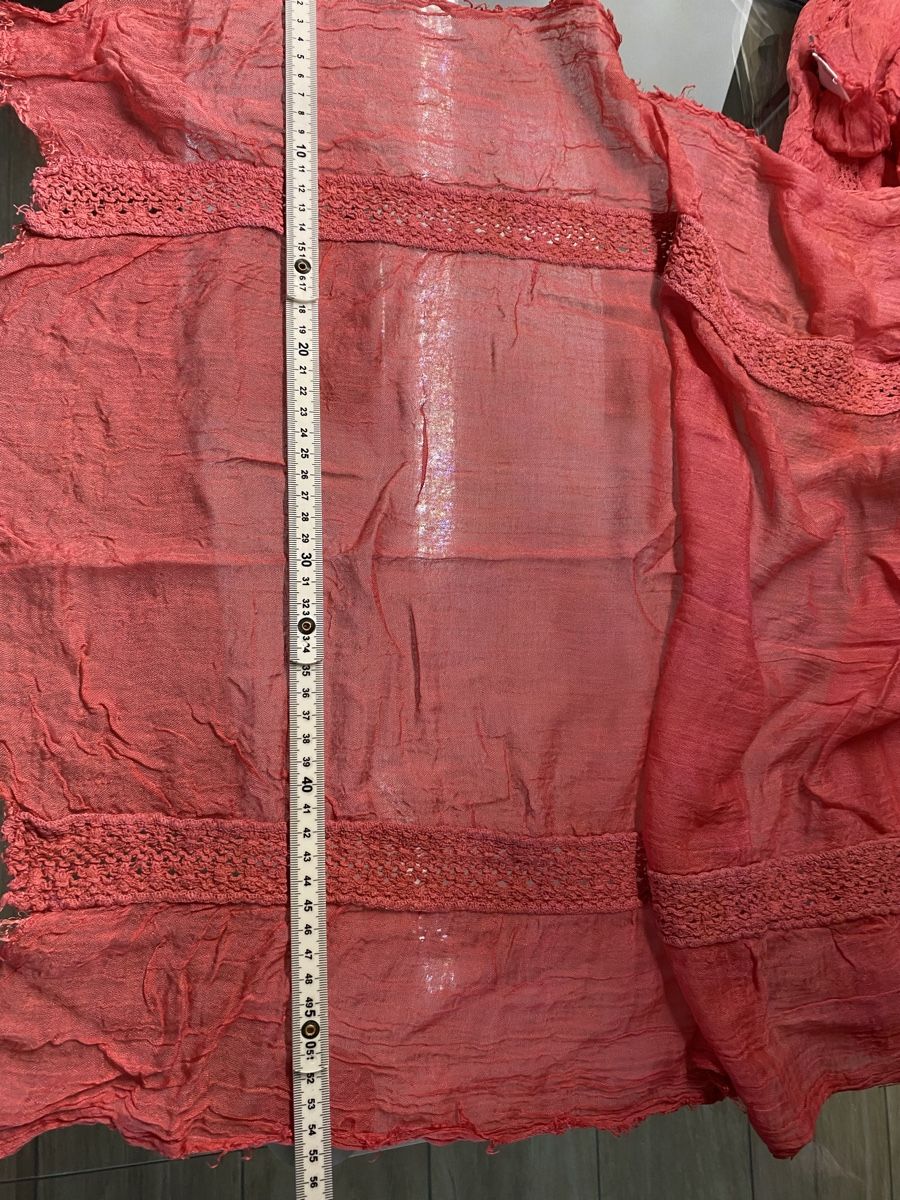 Foulards, Tücher & Schals: Schal rot mit Spitze – Gebraucht aus Hausen AG von corinne_g 2