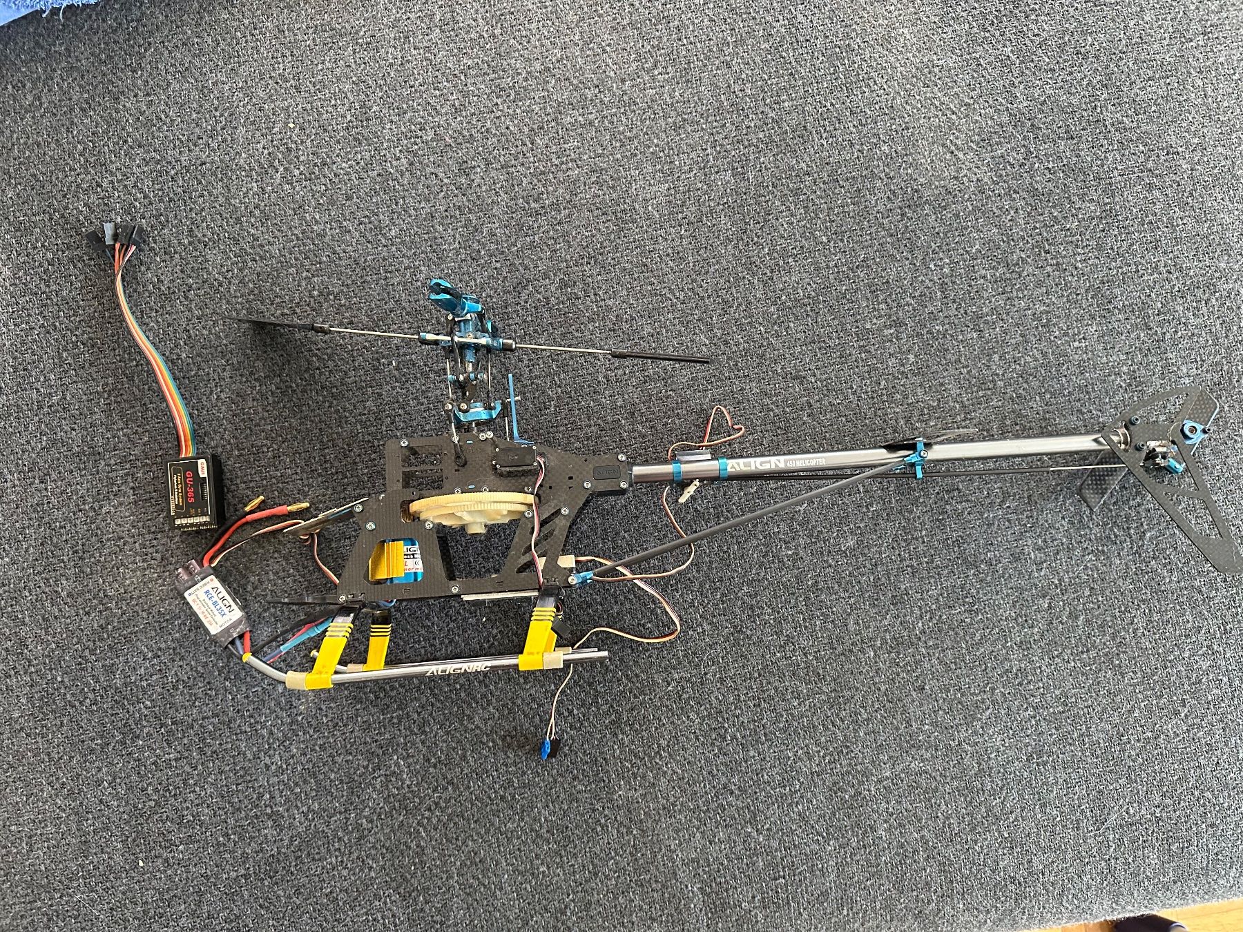 Align Modellismo RC: RC T-Rex Align 450 Helicopter – Usato da Kloten venduto da Kuechler65