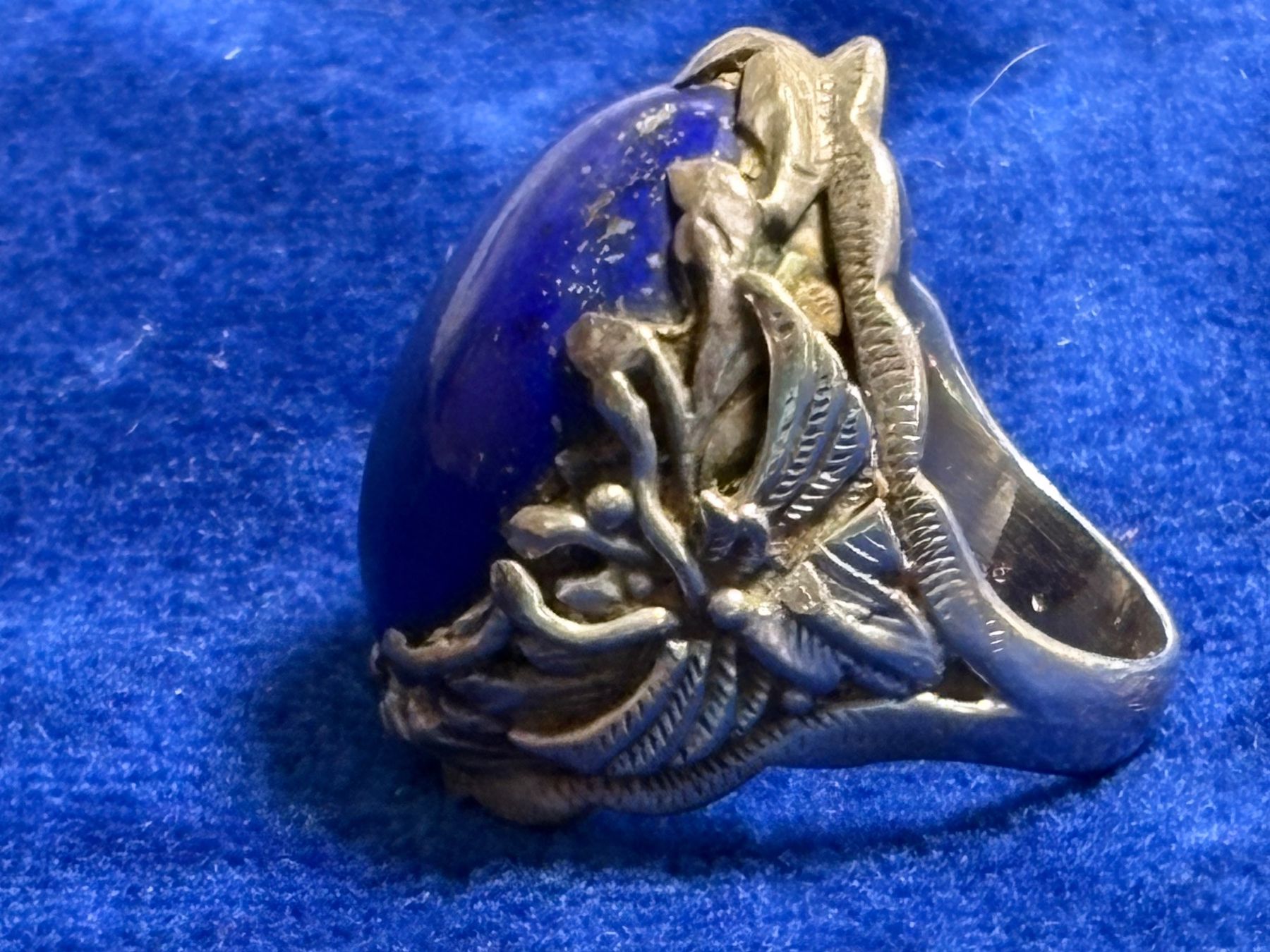 Ringe: Wunderschöner Silberring mit Lapis, Grösse 15, also 17.2 Mil – Gebraucht aus St. Peterzell von verena40 4
