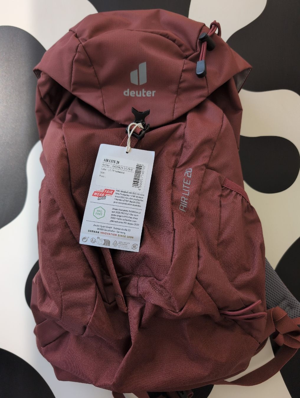 Deuter Zaini: Deuter Air Lite 20 Rucksack rot neu – Nuovo e nell'imballaggio originale da Bassersdorf venduto da tatankapanca