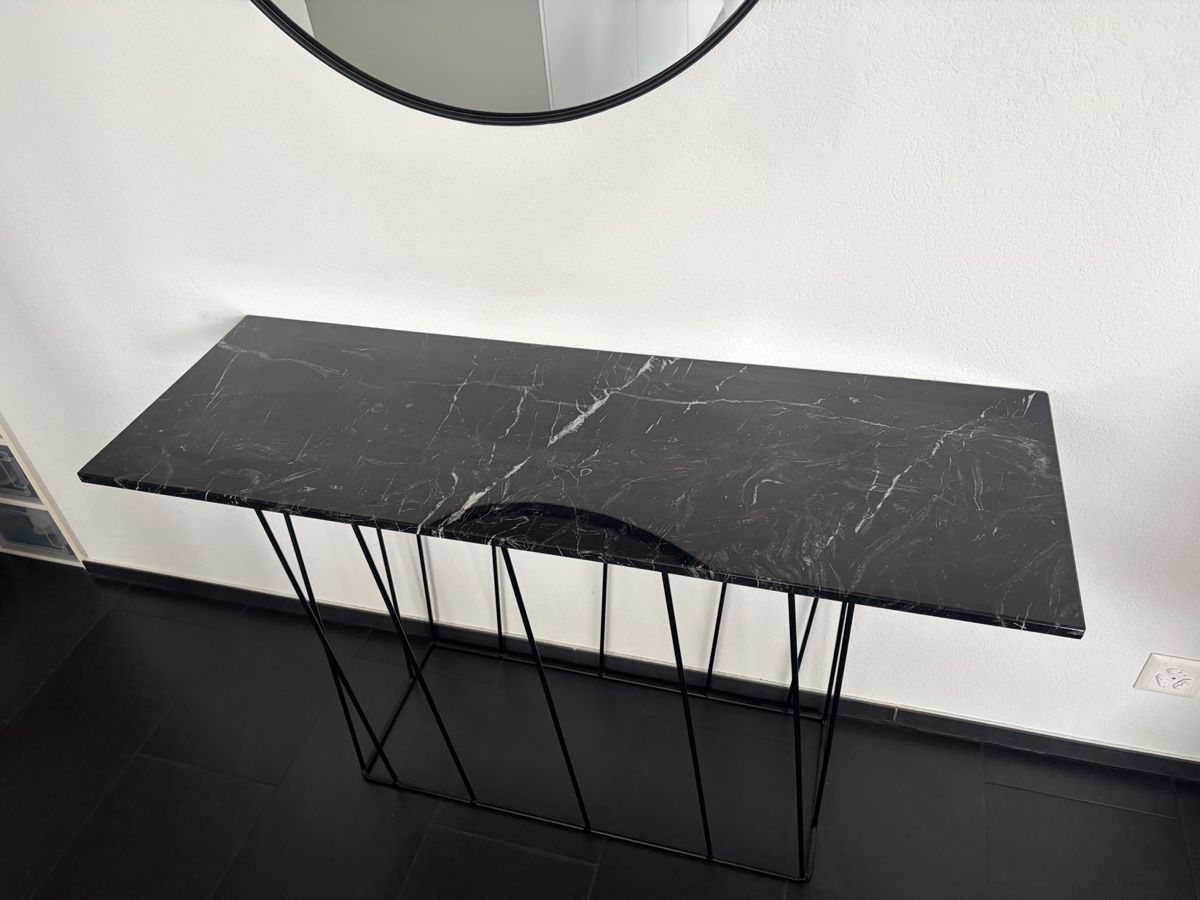 Commodes: Moderne Marmor Konsole mit Spiegel – D'occasion à Solothurn par neno_ 1