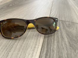Ray-Ban Sonnenbrille: Wayfarer Schildpatt/Gelb
