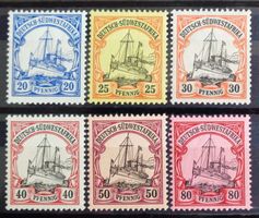 Deutsch-SÜDWESTAFRIKA 1901–1906: 20–80 Pf. *