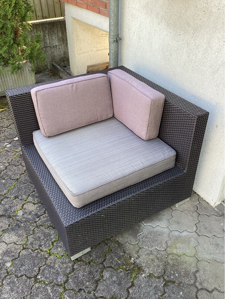 Poltrone: Gartenlounge Eckgarnitur – Usato da Kölliken venduto da Rwolfer