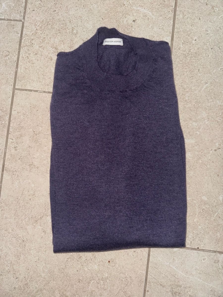 Pulls & Sweat-shirts: Pullover Iris von Arnim Kaschmir Grösse M dunkelblau – Neuf (Voir description) à Zürich par Loco028 1