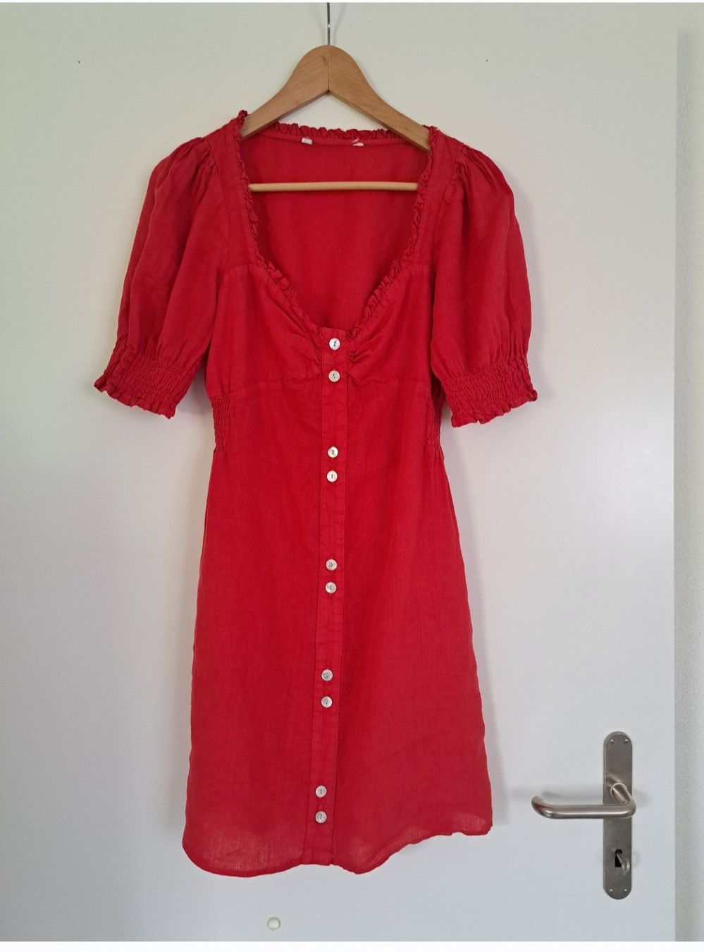 Zara Vestiti: Leinen Kleid Rot S – Usato da Rupperswil venduto da White-Dove 2