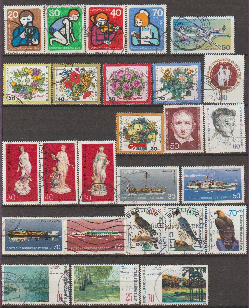 Alle Briefmarken: Allemagne Berlin – Gebraucht aus Crans-Montana von kira56 3