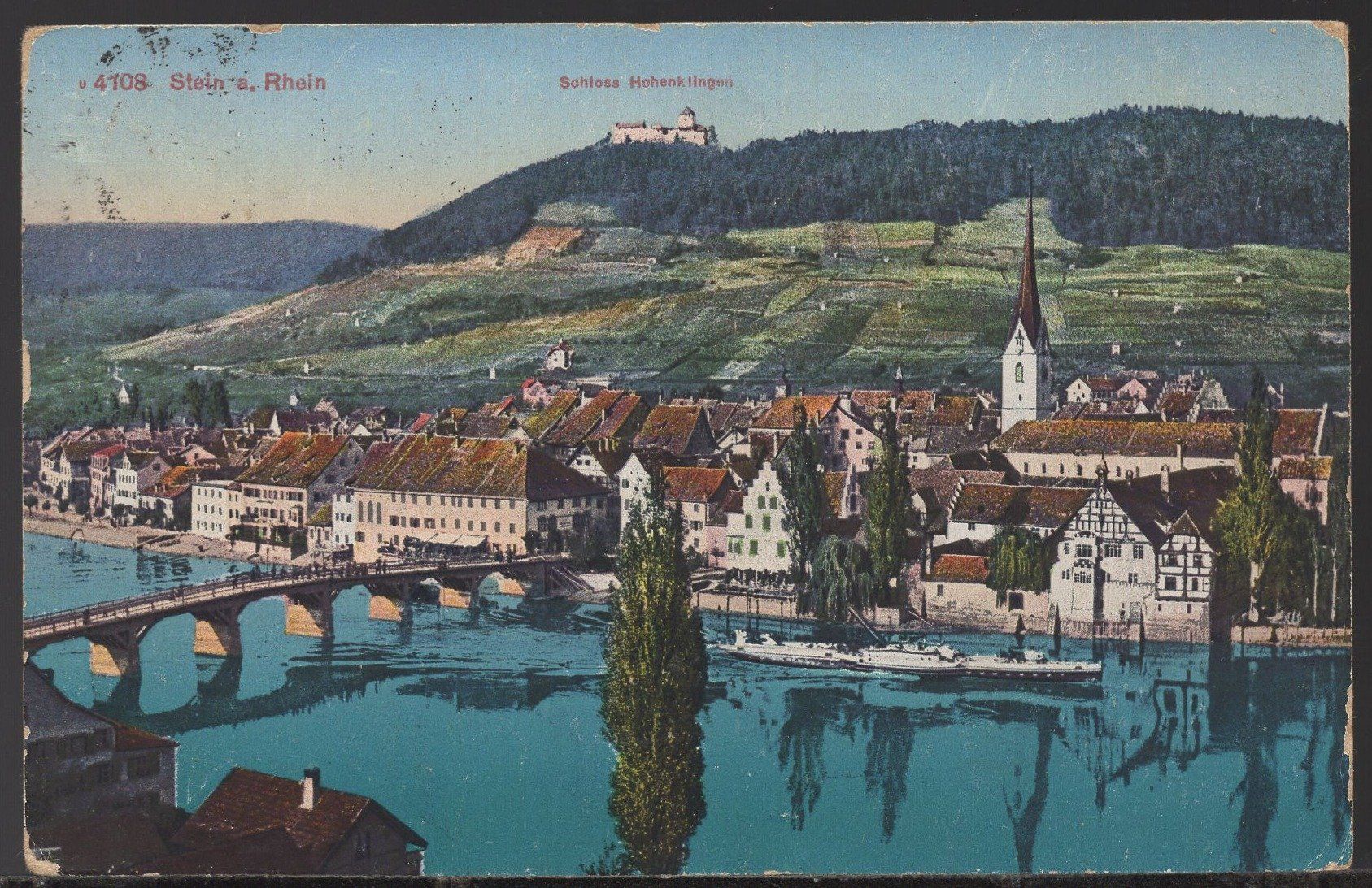 Ansichtskarten: Stein am Rhein  1915 – Gebraucht aus Aarau von kufi44