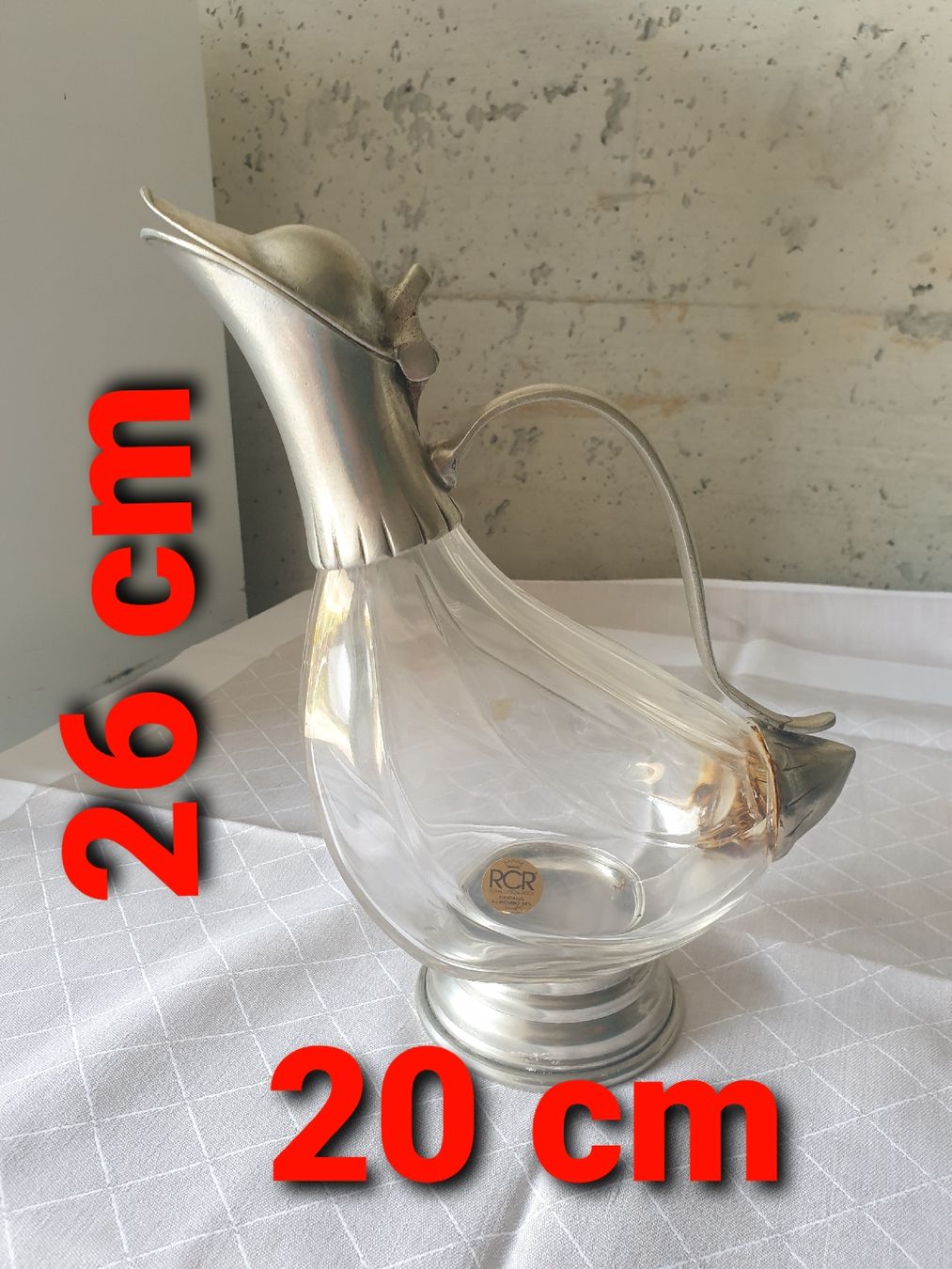 Caraffe: Ancienne carafe RCR année 70 – Usato da Vauderens venduto da sylvieswiss 1