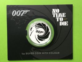 1 Unze Silbermünze    007  NO TIME TO DIE Sammelmünzen