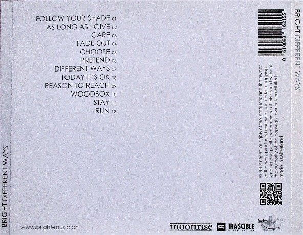 CDs: Bright – Different Ways – Gebraucht aus St.Gallen von jalamusic 1