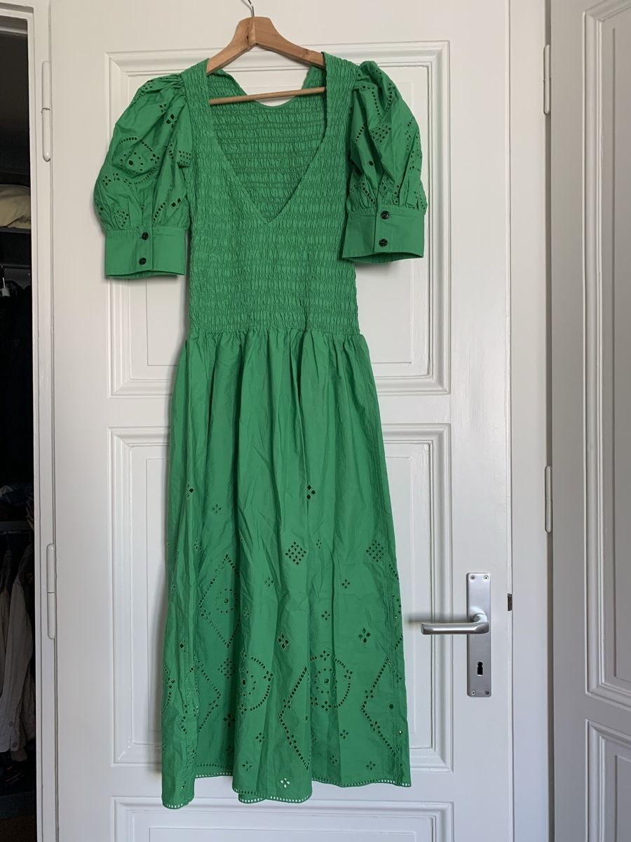 Ganni Vestiti: Robe dos nu verte en coton bio Ganni – Nuovo e nell'imballaggio originale da Genève venduto da rez_c6c6 1