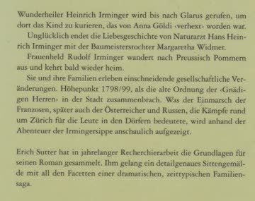 Dischi in vinile: Erich Sutter - Irminger,Chirurgus – Usato da Remetschwil venduto da Privatflohmi 1