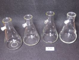 4 x 1000ml Vakuum-Saugflaschen