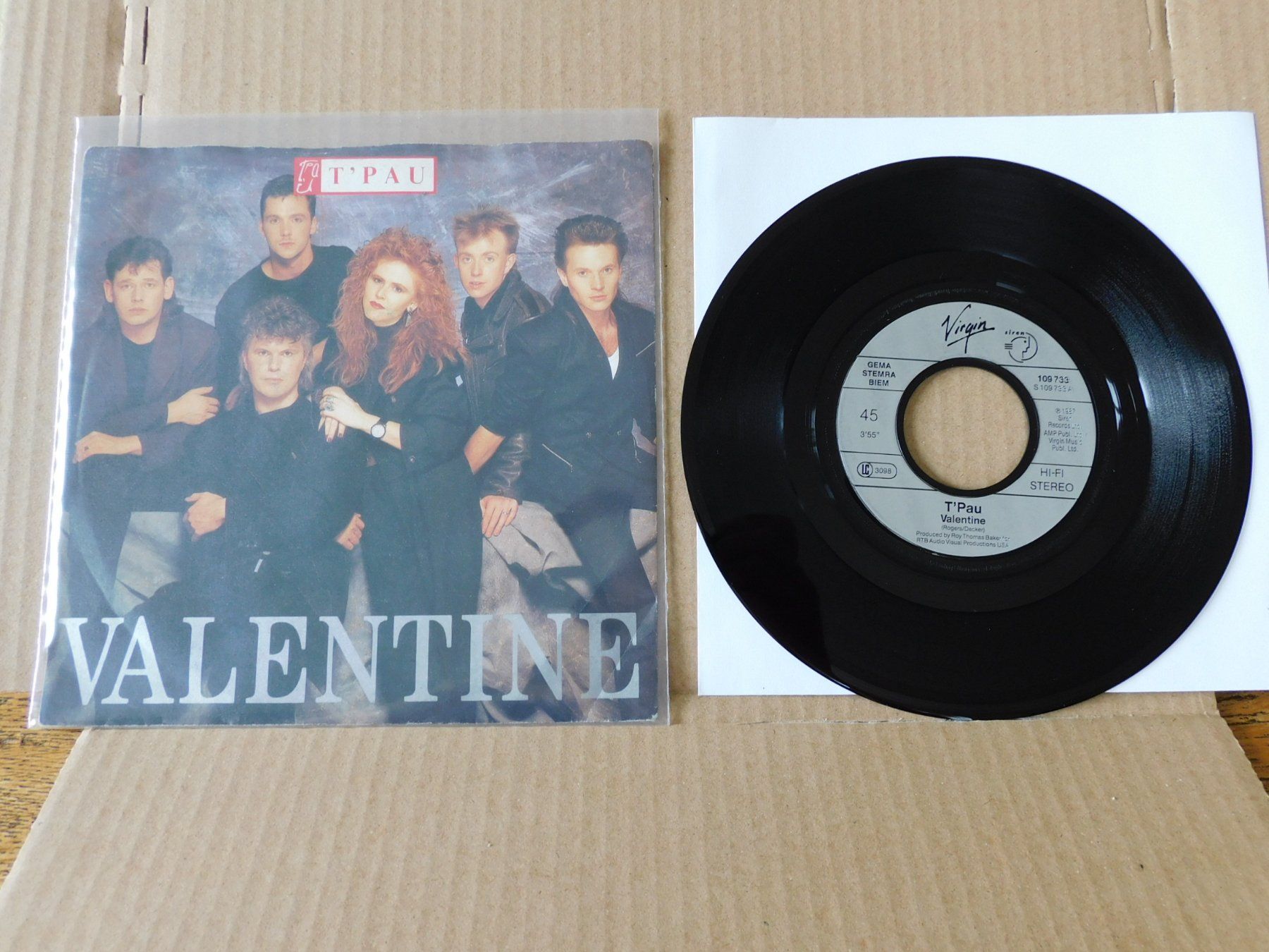 Dischi in vinile: T'Pau – Valentine – Usato da Emmenbrücke venduto da lamorak