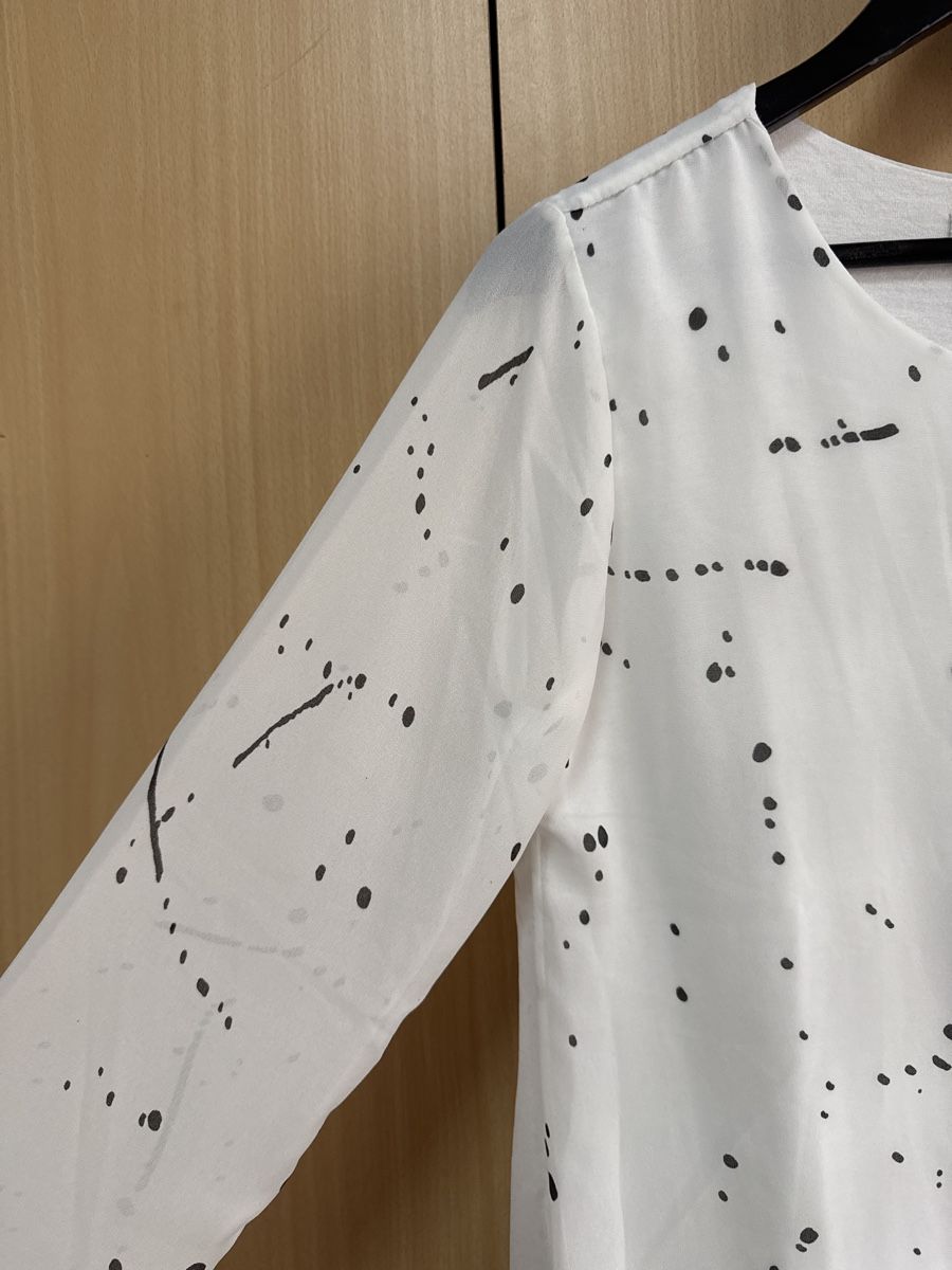 Blusen: TODAY Damenbluse weiss mit Muster Gr. S – Neu (gemäss Beschreibung) aus Thun von Vans_98 1