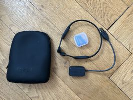 Casque sans fil Shokz Open Swim, noir, avec étui et chargeur