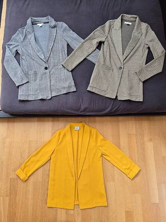 3 stylische Long-Blazer als Set (wie neu)  Gr. XS