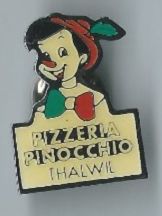 Placchette & Badge: Pinocchio Pizzeria Thalwil, Pin – Usato da Zürich venduto da t24_de