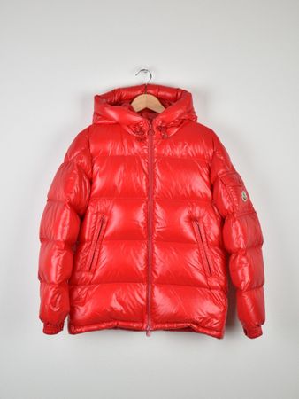 Moncler "Ecrins" Daunenjacke Gr.1 (46/S), neuwertig, rot