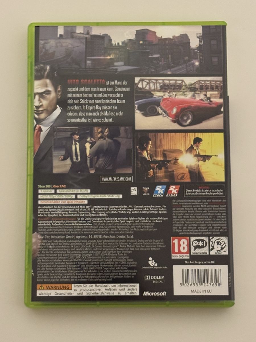 Microsoft Giochi: Mafia II - Xbox 360 - – Usato da Winterthur venduto da Kev_Scha14 1