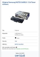 neuer Samsung Toner bzw. Druckerpatfone schwarz