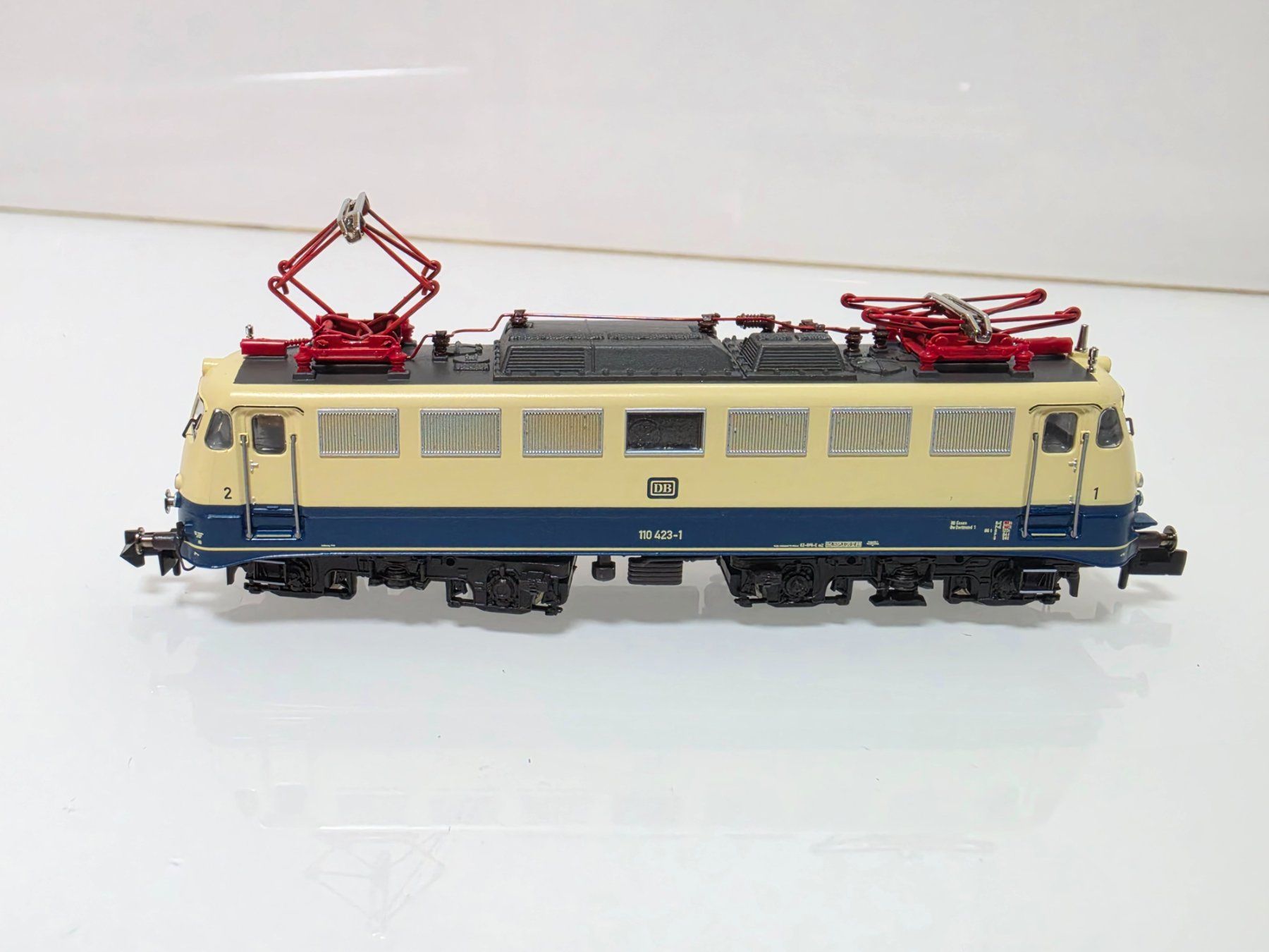 Fleischmann Modellini di ferrovie: Fleischmann DB BR110 DCC Sound 733877 – Nuovo e nell'imballaggio originale da Neuenhof venduto da ludovicco 4