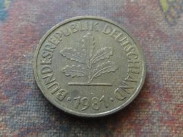 DEUTSCHLAND 5 Pfennig 1981